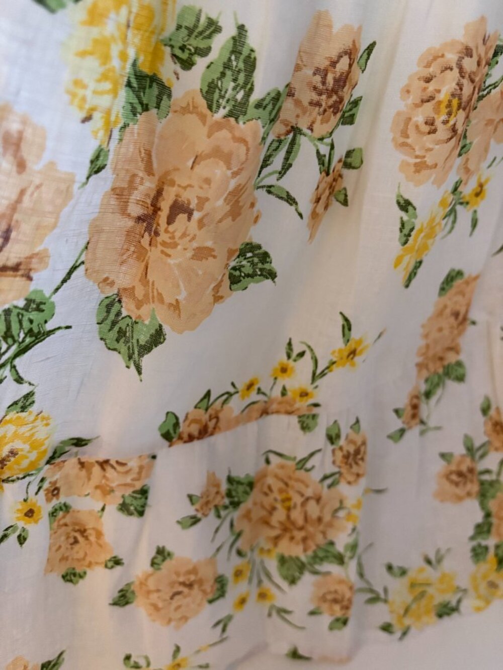 🌼 Faithfull The Brand Floral Puff Sleeve Mini Dress – Size S (US 4) - Picture 4 of 7